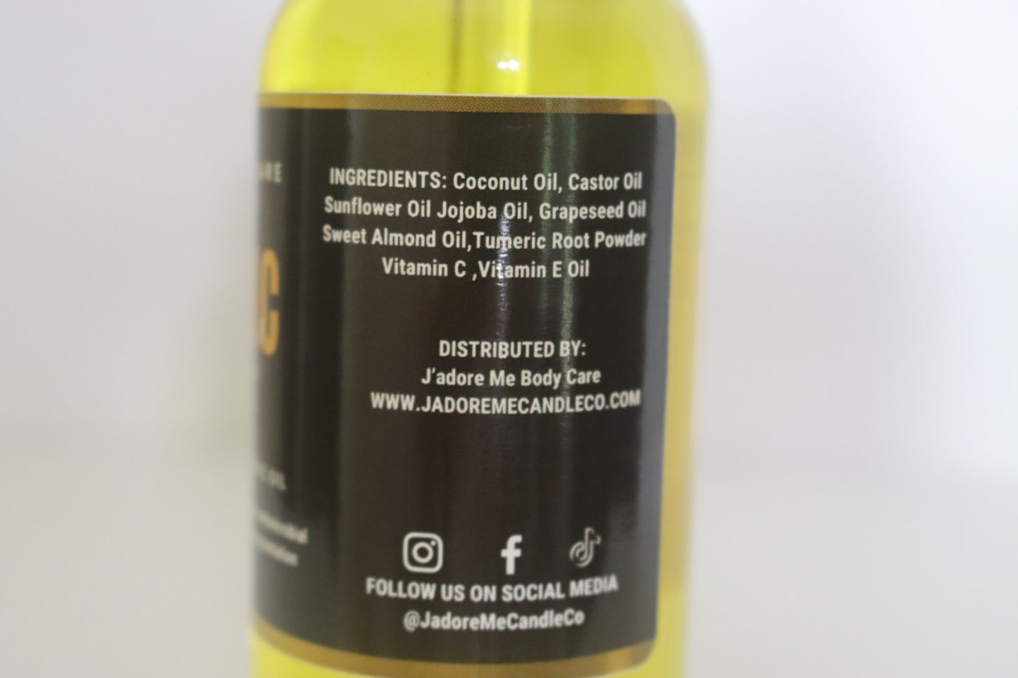 Tumeric Body Oil