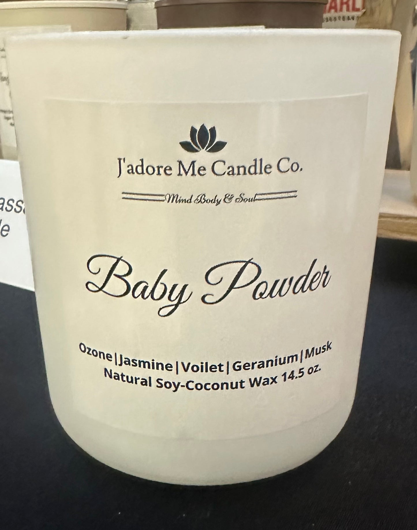 Baby Powder Soy Candle 14.5oz