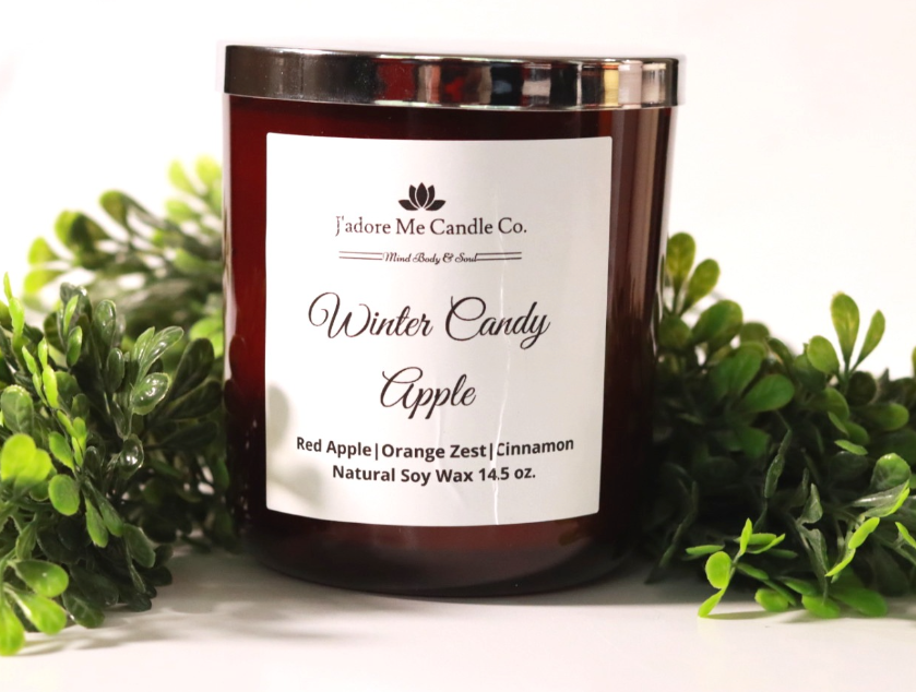 Winter Candle Apple Soy Candle 14.5oz