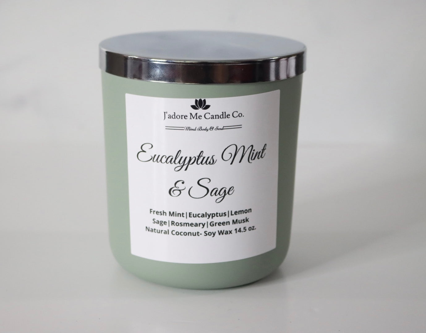 Eucalyptus Mint & Sage Soy Candle 14.5oz