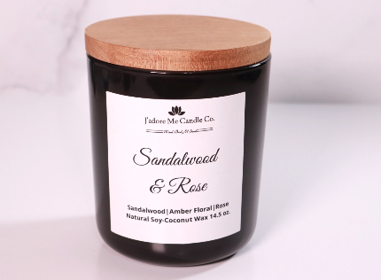 Sandalwood & Rose Candle 14.9oz.