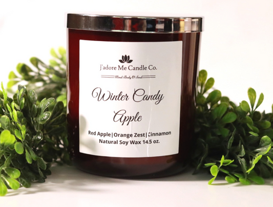 Winter Candle Apple